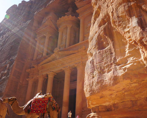 The ancient city of Petra