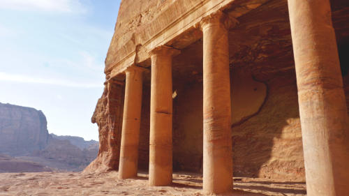 The ancient city of Petra