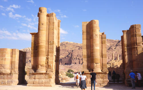 The ancient city of Petra