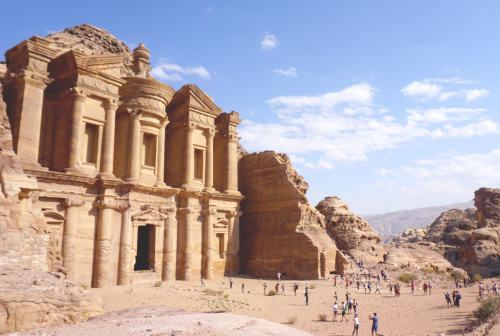 The ancient city of Petra